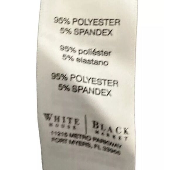 White House Black Market Cowl Neck Tunic Style Patterned Dress Designer US XS - Picture 8 of 8